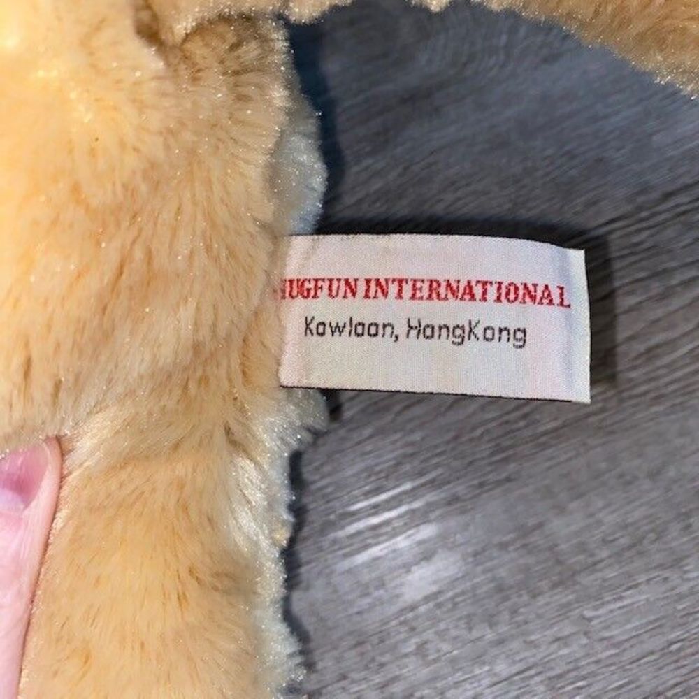 Hugfun International 12 inch Plush Sitting Lion Very Soft Floppy - Picture 5 of 6